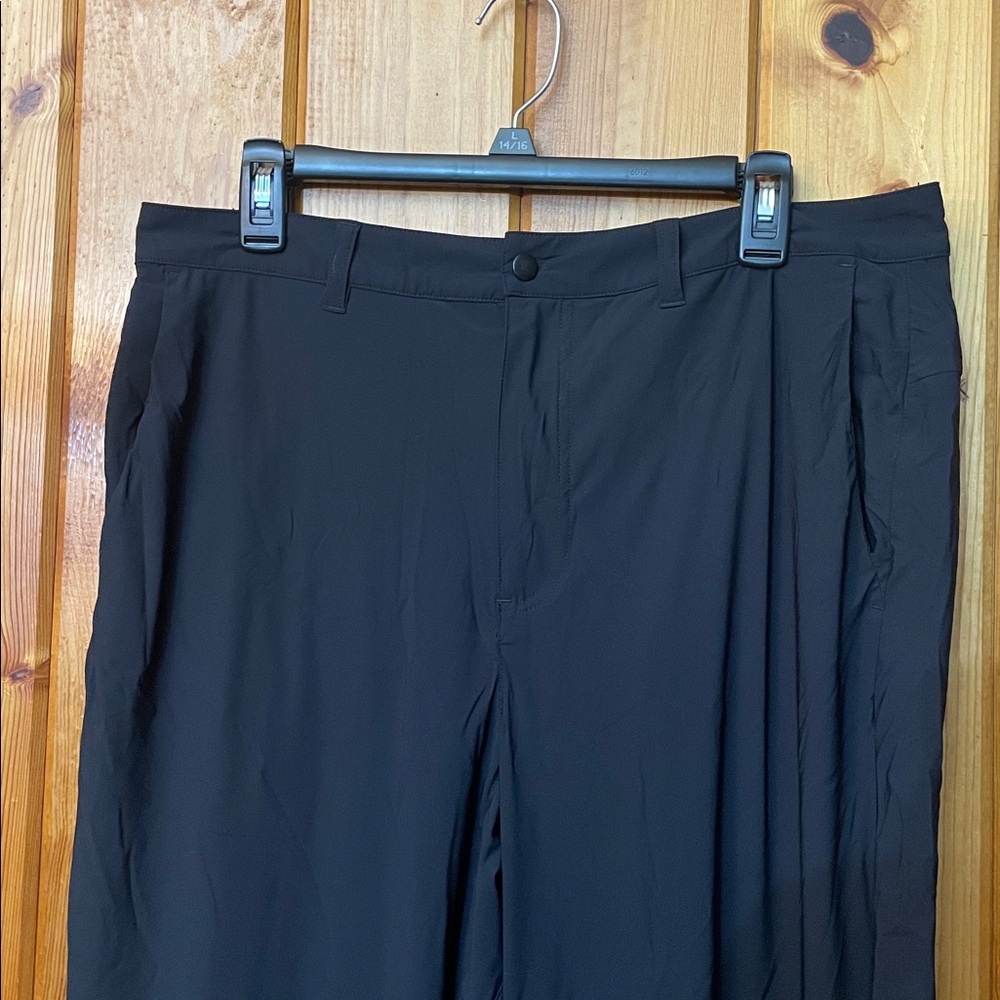 Women’s black bison ridge pants stretchy golf pants lounge pants comfy work pant - Picture 3 of 9